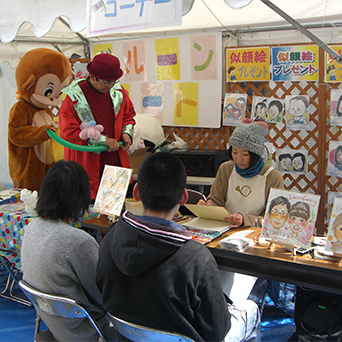バルーンアート＆似顔絵イベント